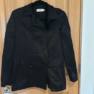 Calvin Klein collection silk double breasted blazer sz 6